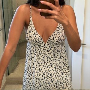 Reformation Triangle Top Dress - Mykonos Color